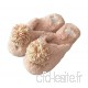 [Pink Tassel] Pantoufles confortables en peluche d'hiver pour femmes - B077MJVJV4